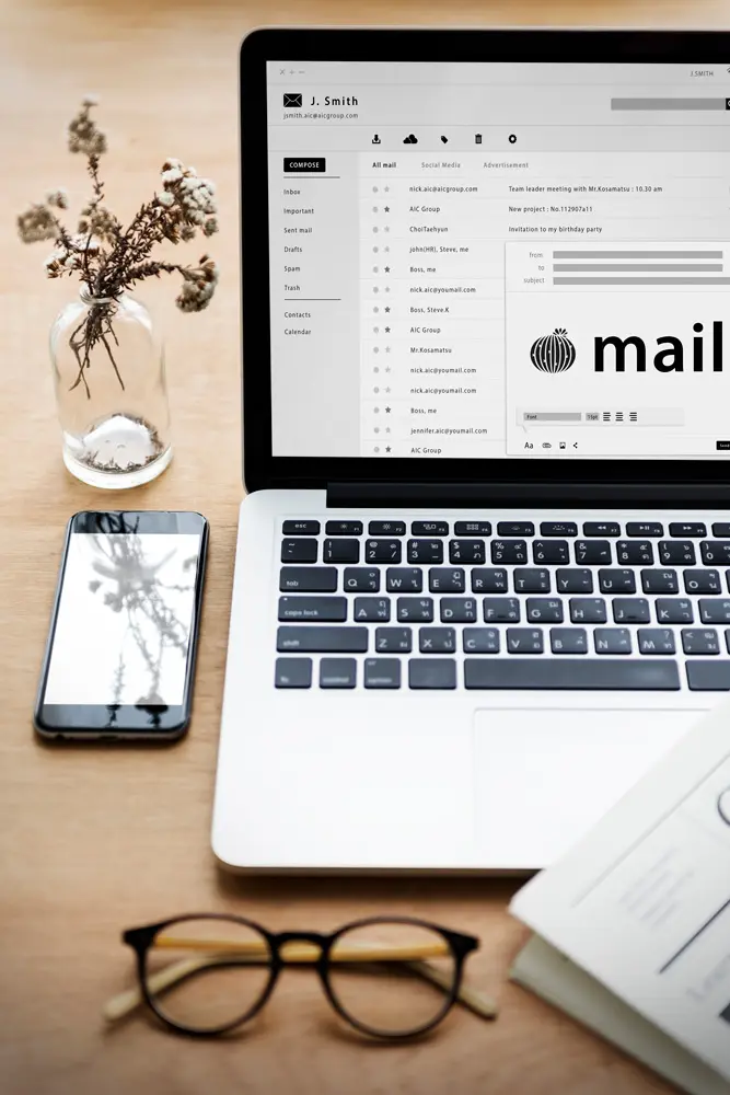 Visuel de la prestation d'emailing personnalisé - OROYA