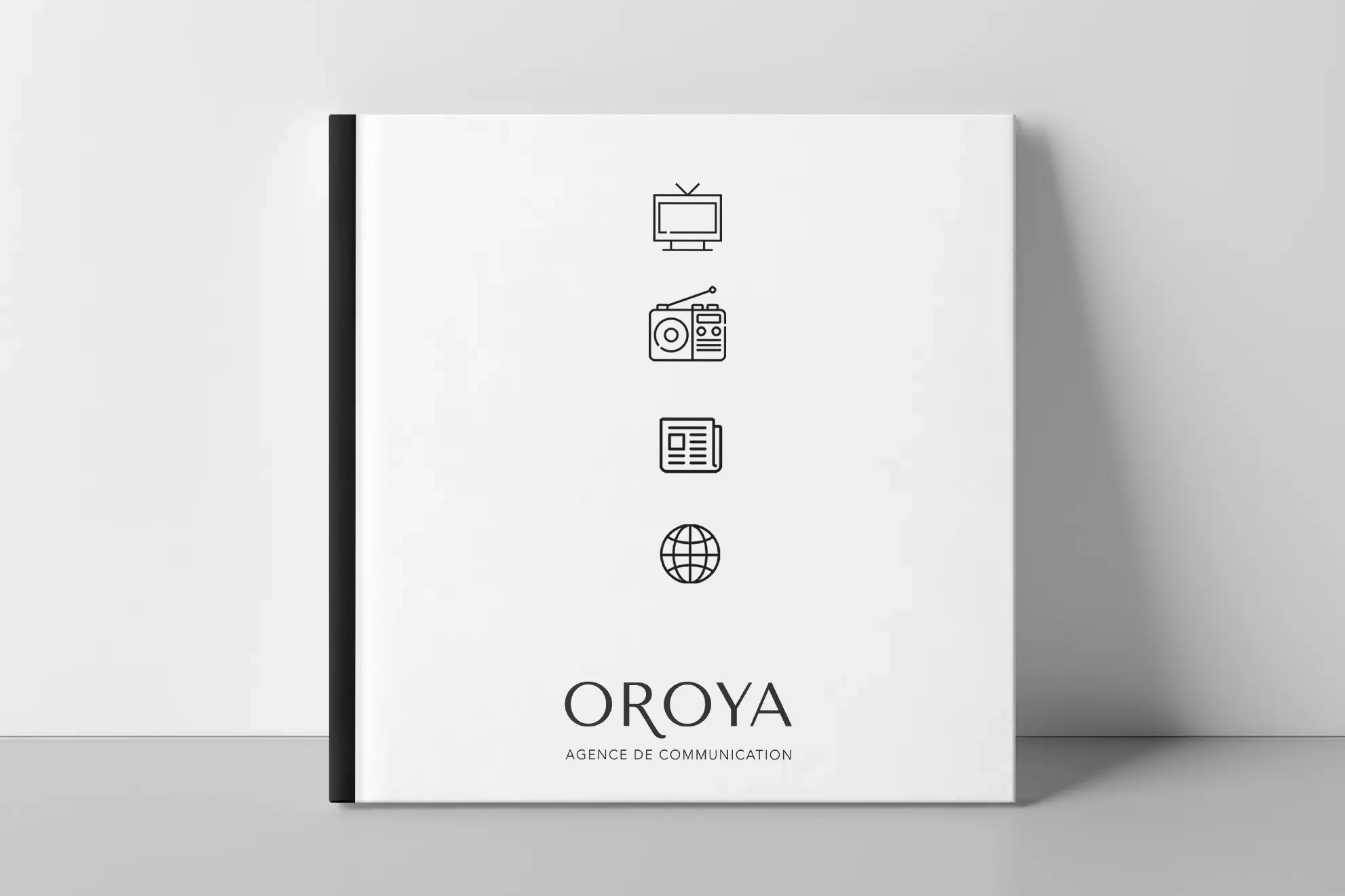 Visuel de la prestation de création du plan média - OROYA