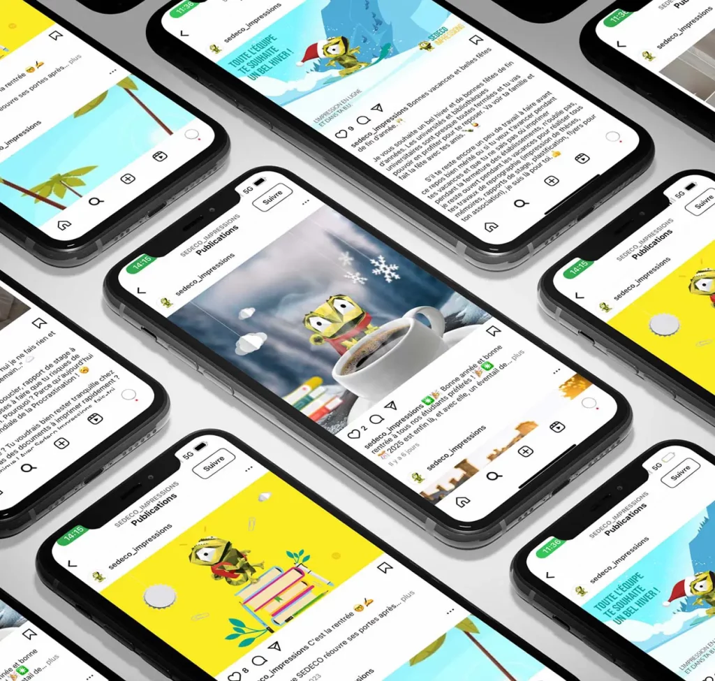 Sedeco-impressions – Illustrations pour les réseaux sociaux