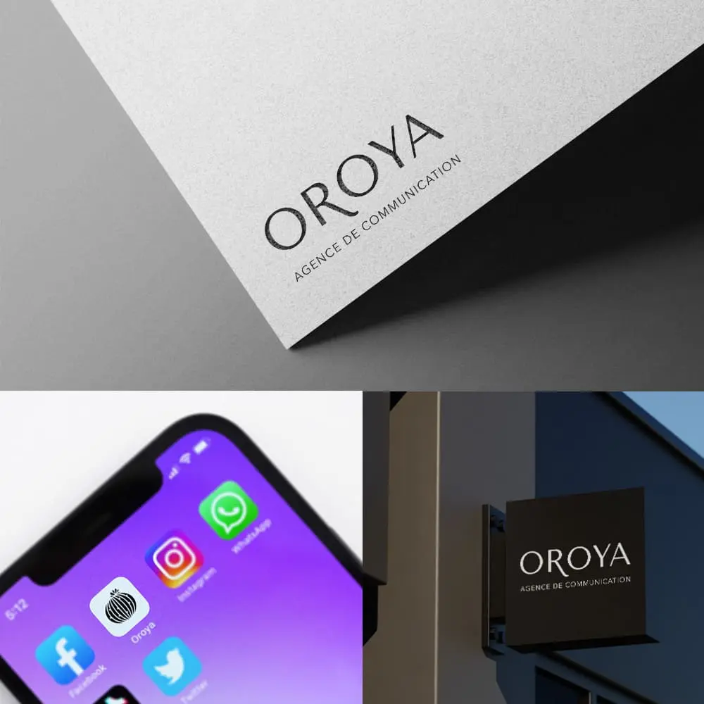 Visuel de la prestation création de logo - OROYA