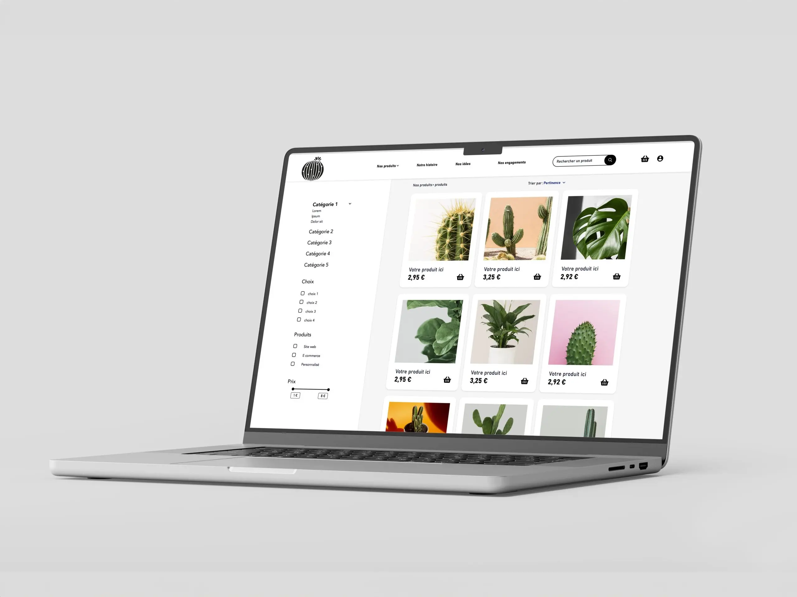 Visuel de la prestation de création de eboutique responsive sur mesure - OROYA